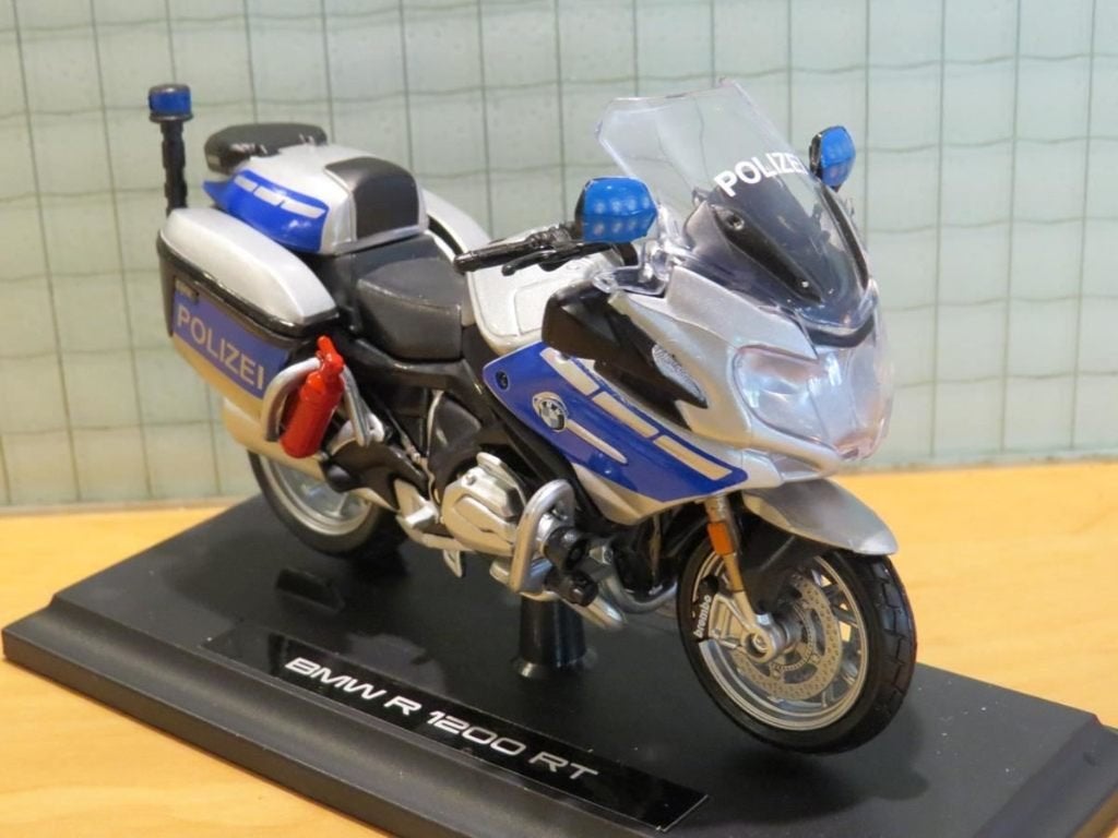 BMW R1200 RT-P R1200RT polizei 1:18 maisto, Ophalen of Verzenden, Nieuw, Motor, Maisto