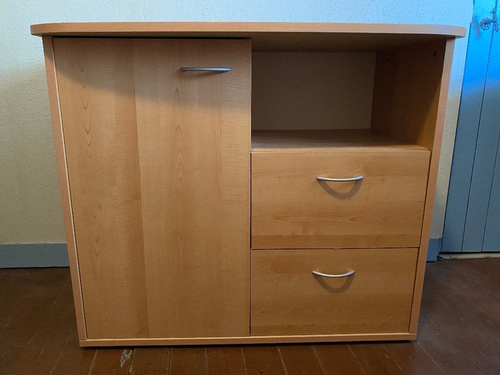 Opbergkast, Huis en Inrichting, Kasten | Ladekasten, Ophalen, Gebruikt, 100 tot 150 cm, 1 of 2 laden
