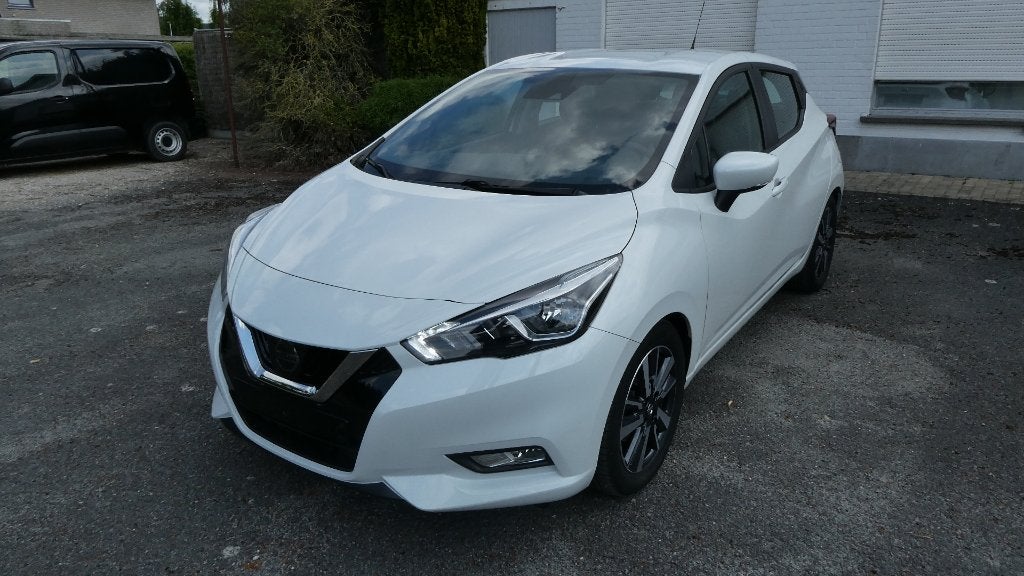 nissan micra, Auto's, Nissan, Voorwielaandrijving, Stof, https://public.car-pass.be/vhr/331ae94d-0232-49e5-828f-eb0393407409, Wit