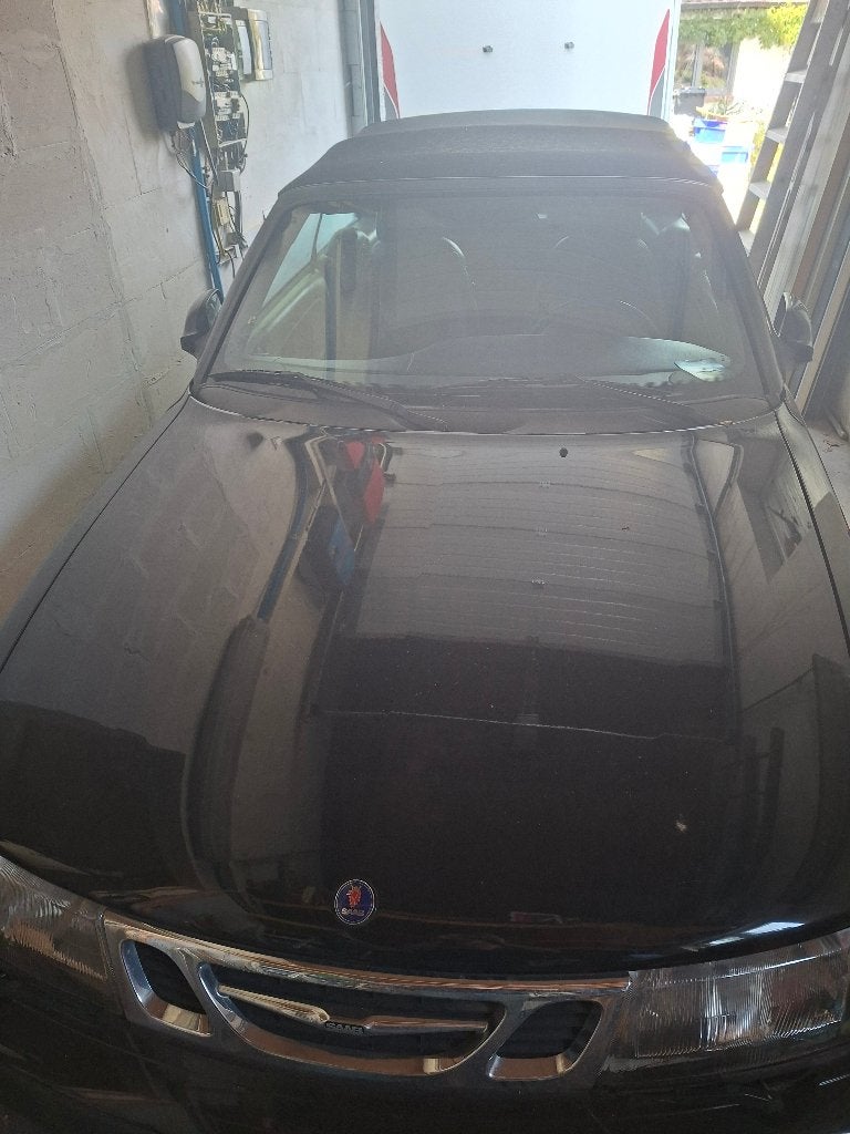 Saab cabrio, Auto's, Saab, Beige, Cabriolet, Zwart, Leder