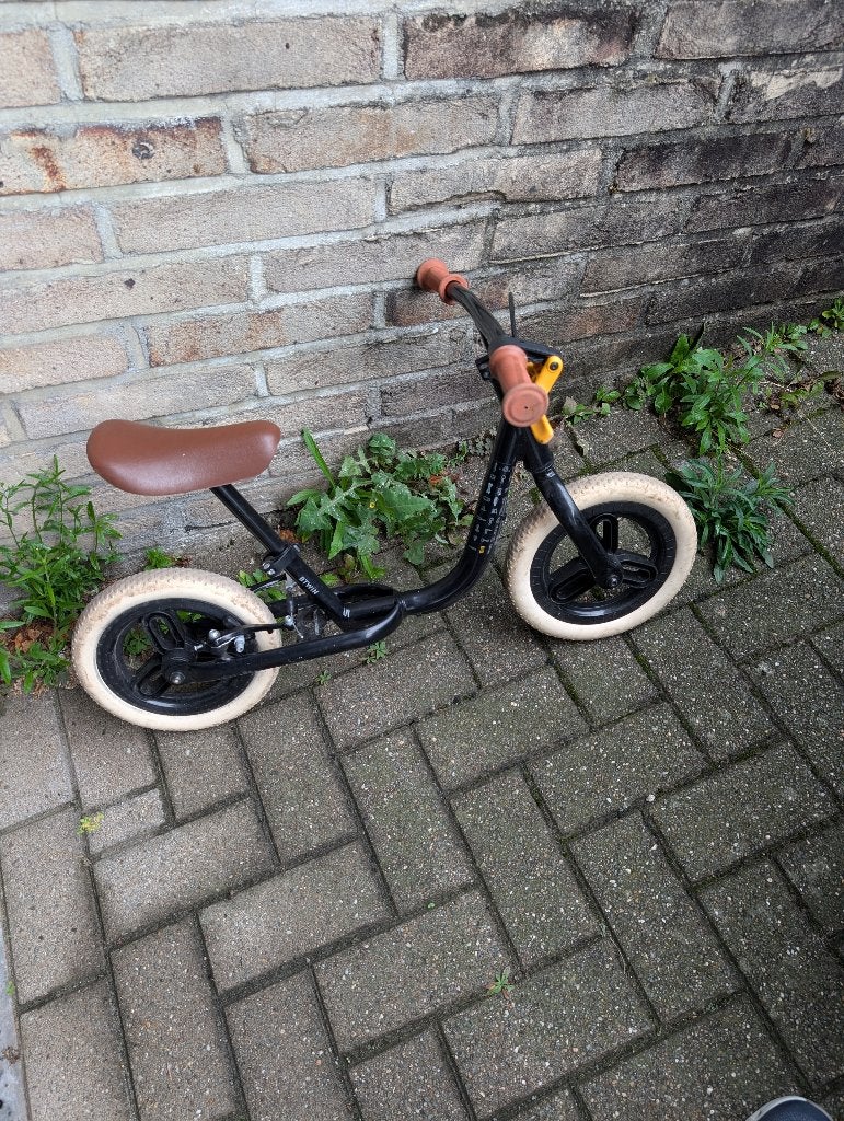 Vélo d'équilibre Btwin noir, Frein sur jante, B-Twin, Aluminium, Enlèvement
