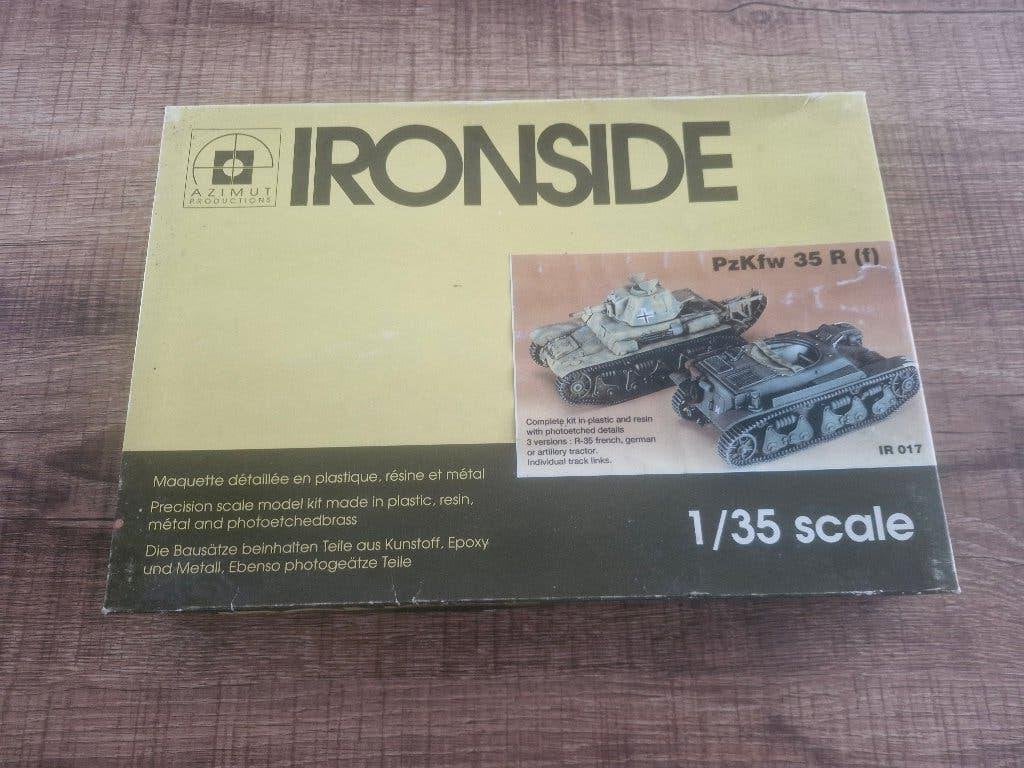 Ironside - Azimut 1/35 Pz.Kpfw. 35R (f), Overige merken, Tank, 1:32 tot 1:50, Nieuw