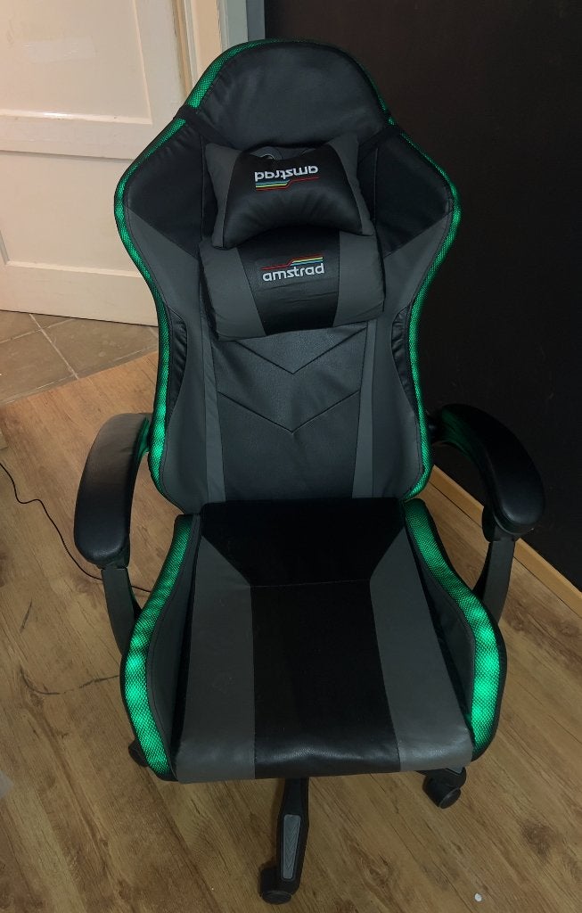 Chaise Gaming LED RGB, Maison & Meubles, Chaise de bureau de gaming, Enlèvement, Utilisé, Chaise de bureau