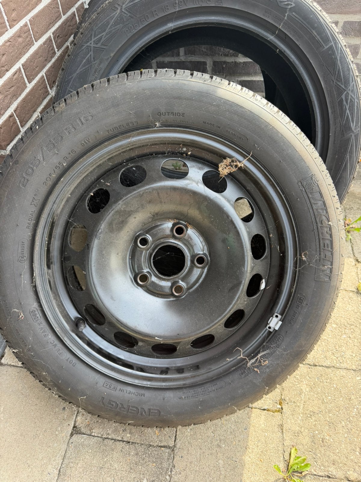 205/55 R16 zomerband op velg Nieuw!, Auto-onderdelen, Ophalen, 16 inch, Banden en Velgen, Nieuw