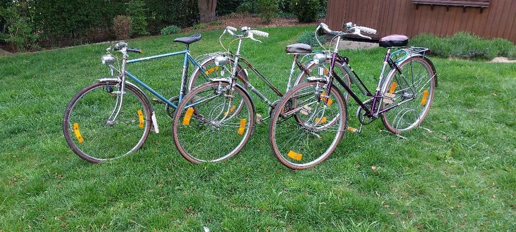 3 degelijke vintage fietsen uit de jaren ’70, Fietsen en Brommers, Ophalen, Velgrem