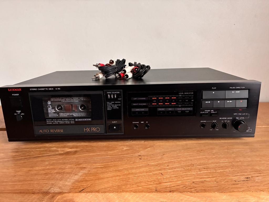 Luxman K-110 HX PRO Cassettedeck, Ophalen of Verzenden, Enkel, Overige merken, Auto-reverse