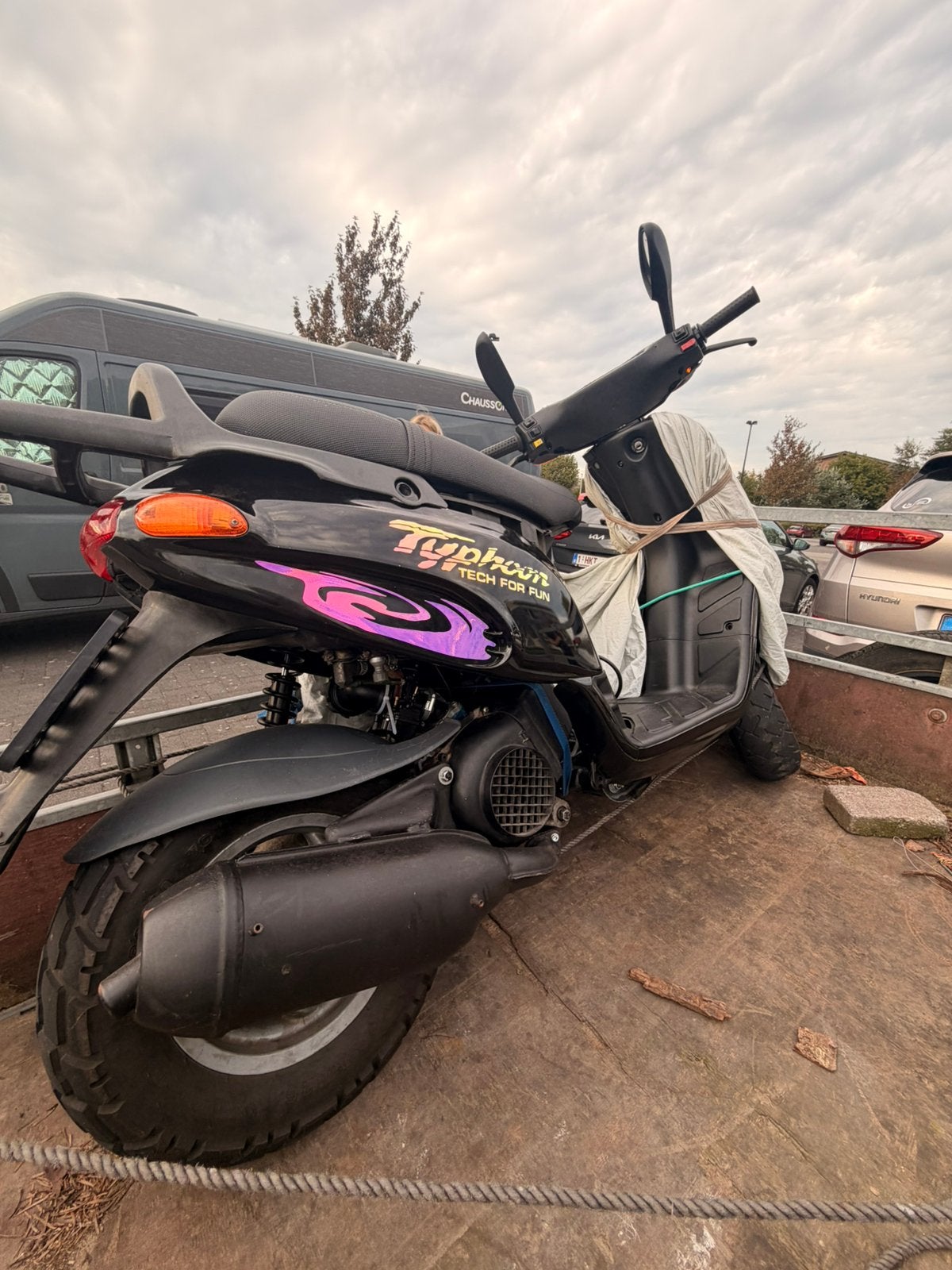 Piaggio typhoon, Ophalen, Zo goed als nieuw