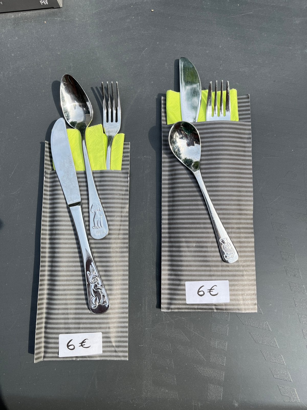 Kinderbestek met dierenmotief, Huis en Inrichting, Keuken | Bestek, Ophalen, WMF, Kinderbestek