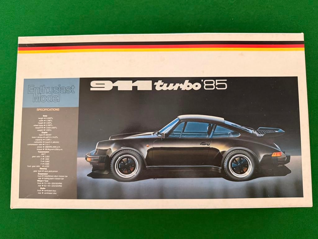 Porsche 911 Turbo Fujimi 1/24, Hobby en Vrije tijd, Modelbouw | Auto's en Voertuigen, Ophalen, Zo goed als nieuw, Auto, Fujimi