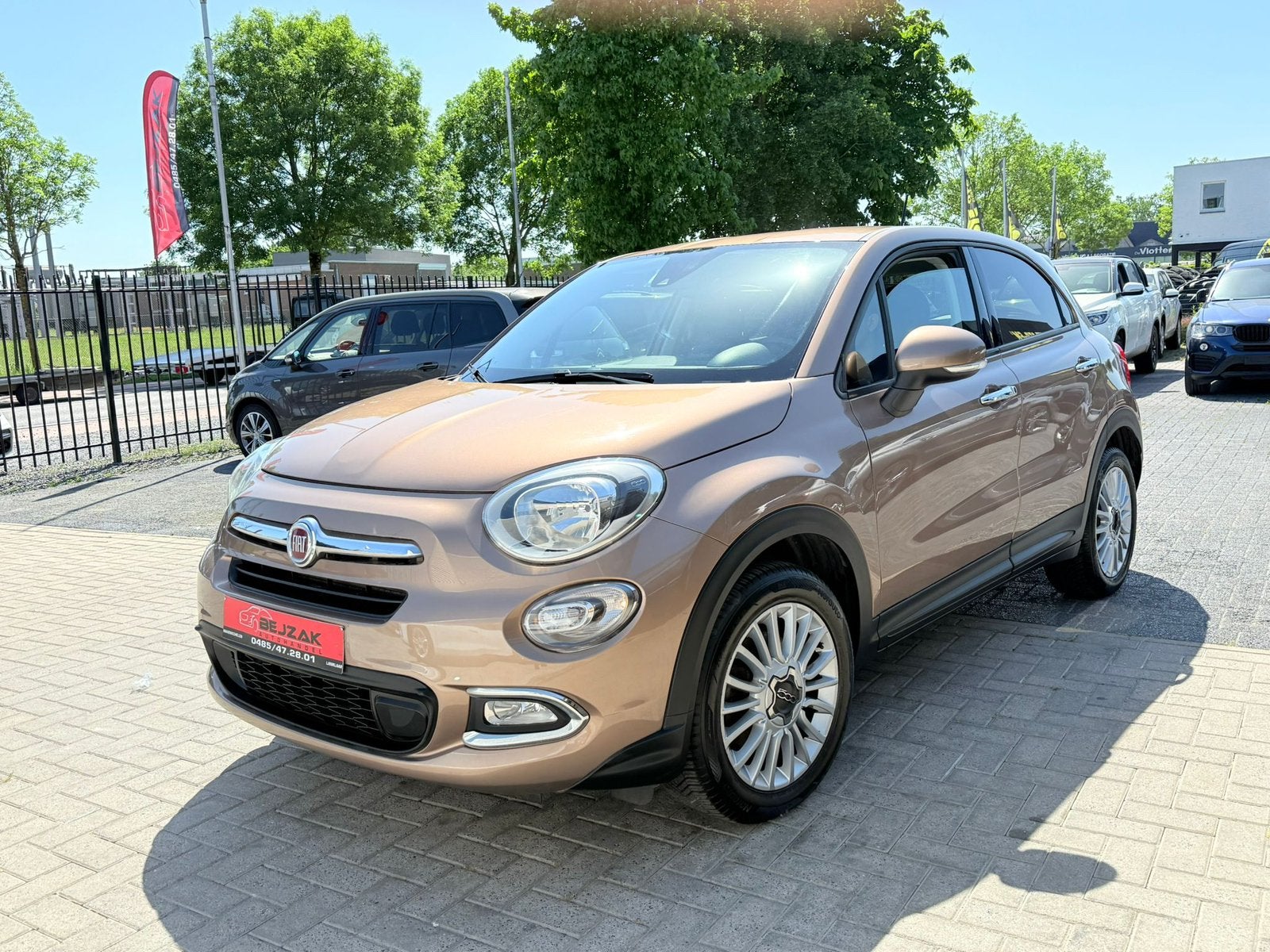 Fiat 500X Lounge 1.6i 110pk 101.000km 1j Garantie, Auto's, Fiat, Euro 6, 500X, Bedrijf, Handgeschakeld