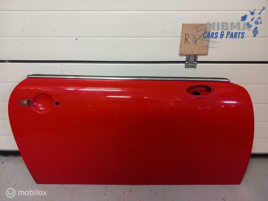 Mini Cooper R50 Portier Rechts Voor Rood Chili Red 2001-2007, Gebruikt, Deur, Mini, Ophalen of Verzenden