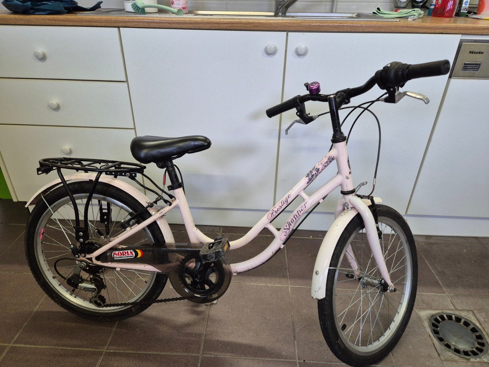 kinderfiets,  meisje , maat 20, Enlèvement, Utilisé, 16 à 20 pouces, Prestige shopper