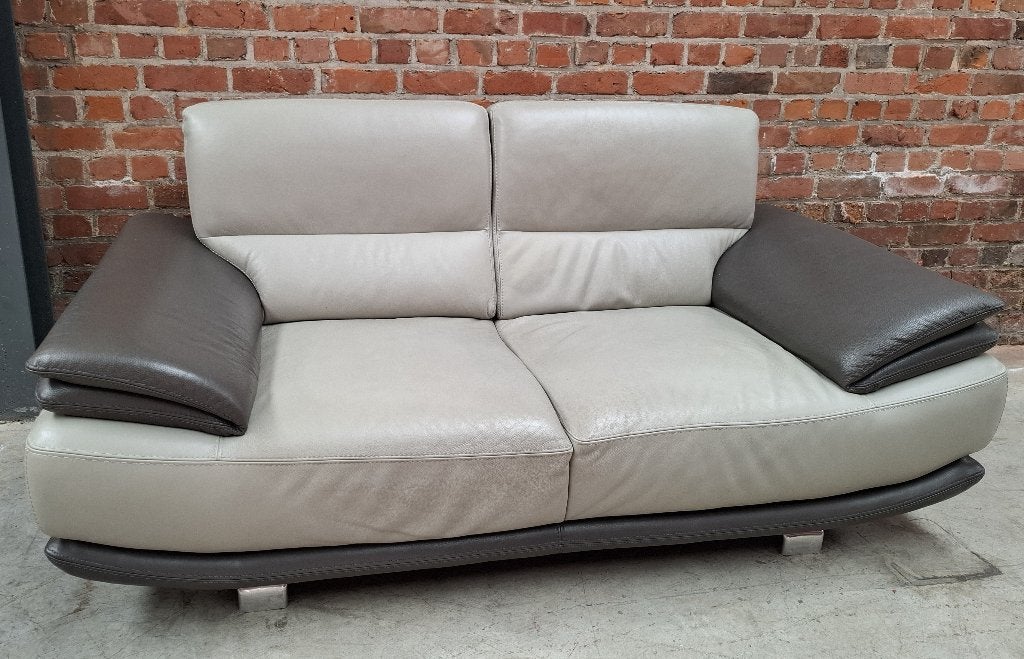 Chateau d’ Ax - Luxe leren 2-zits sofa / fauteuil /zitmeubel, Ophalen, Zo goed als nieuw, Leer