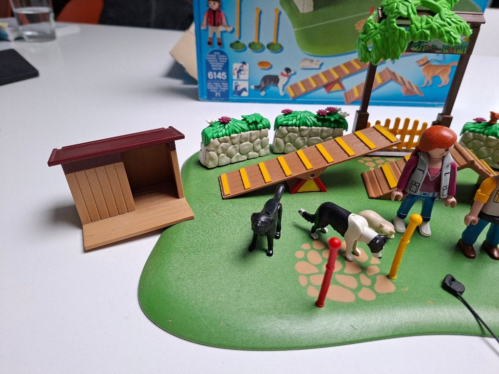 Playmobil set hondeschool, Enlèvement ou Envoi, Utilisé, Ensemble complet