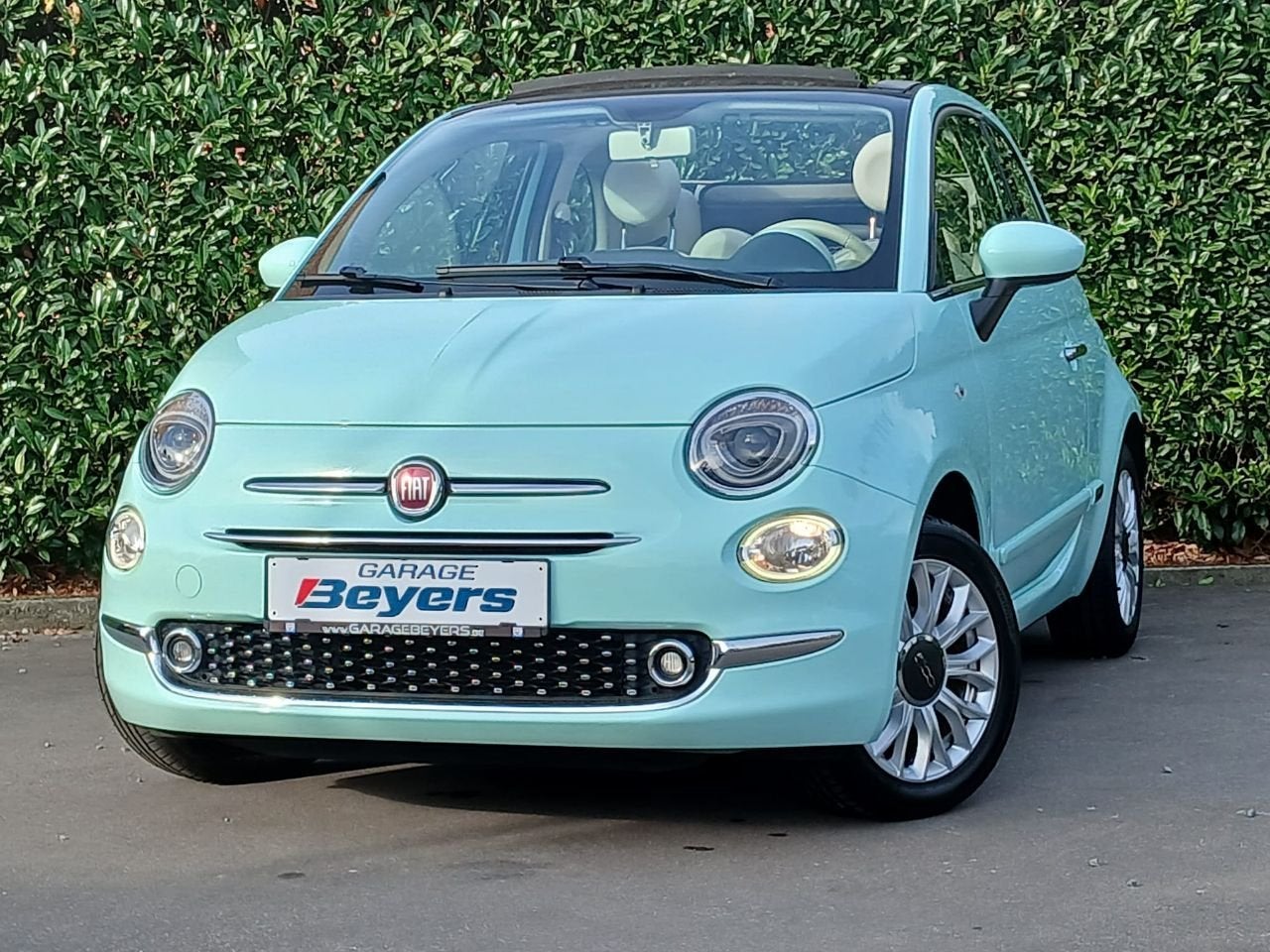 Fiat 500 Cabrio Lounge 1.2L Benzine 69PK !TOP OCCASIE!, Auto's, Voorwielaandrijving, 4 zetels, Stof, Gebruikt
