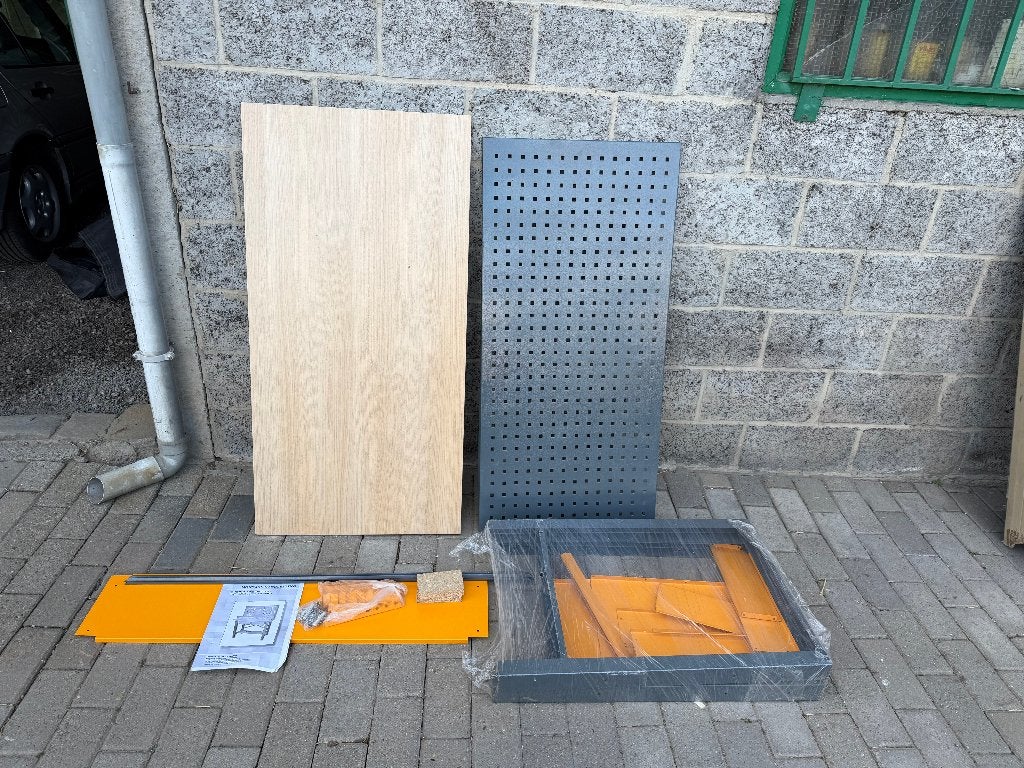 ️ Nieuwe metalen - hout werkbank – 120  60 cm, Doe-het-zelf en Bouw, Werkbanken, Ophalen, Nieuw, 70 tot 120 cm