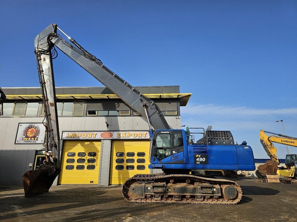 Komatsu PC490 Long Reach WE1606, Excavatrice