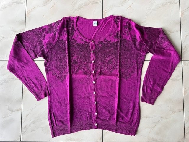Cardigan slim MS Mode taille XL (nr7553), Taille 46/48 (XL) ou plus grande, Enlèvement ou Envoi, Rose, MS Mode
