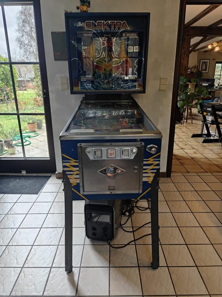 Bally elektra, Ophalen, Flipperkast, Bally