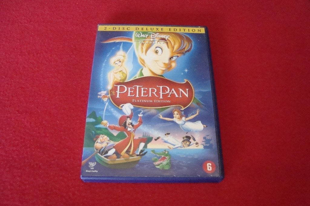 dvd disney peter pan, Ophalen of Verzenden, Tekenfilm