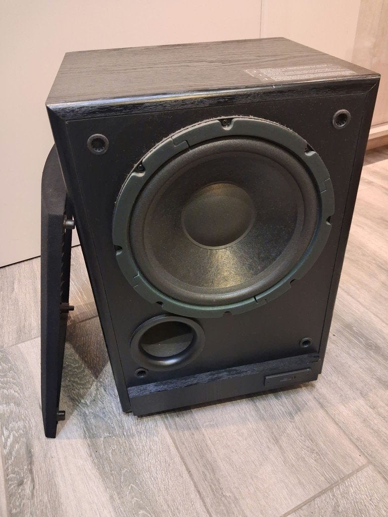 Subwoofer JVC SP-PW880, TV, Hi-fi & Vidéo, Subwoofer, JVC, 60 à 120 watts, Comme neuf