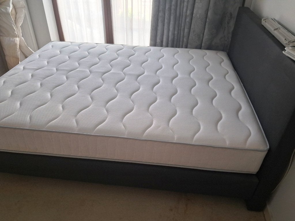 Lit BOXSPRING pour 2 personnes 160 x 200 cm, Comme neuf, Enlèvement, 200 cm, Bois