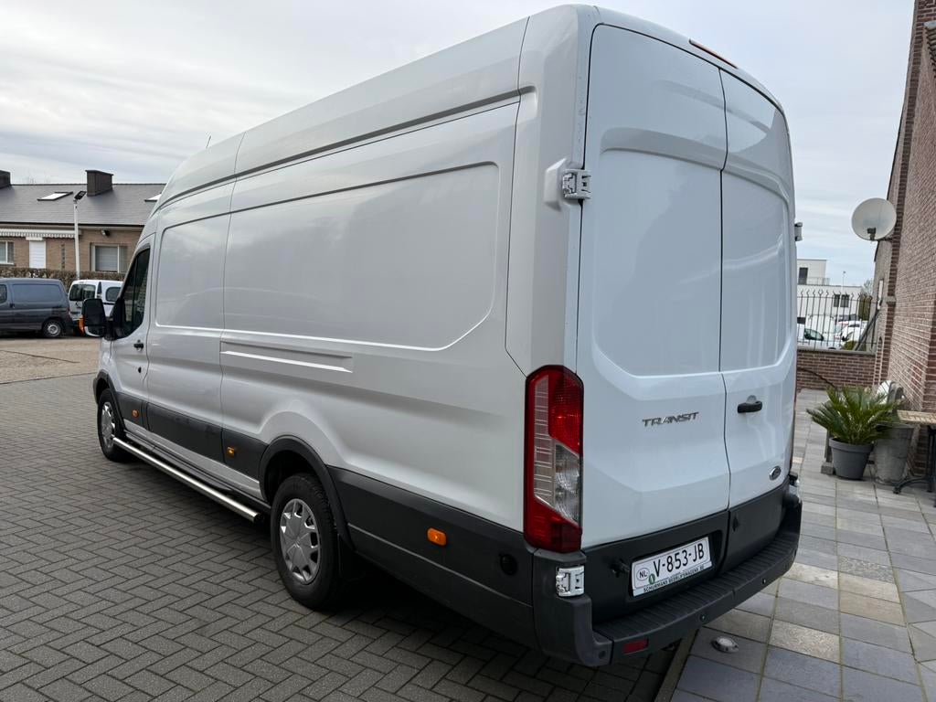 Ford transit L4 H3 met nagel nieuwe motor in ! Euro 6, Voorwielaandrijving, Wit, Leder, Bedrijf