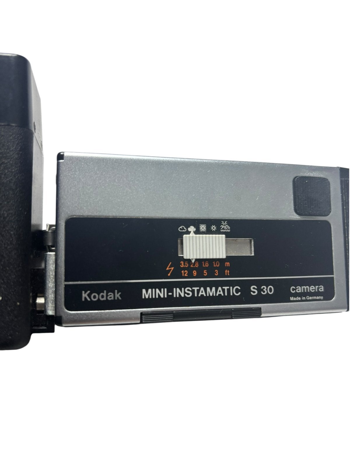 Kodak Mini-Instamatic S30 vintage avec flash Soltron 133, TV, Hi-fi & Vidéo, Enlèvement ou Envoi, Utilisé, Flash externe, Autres marques