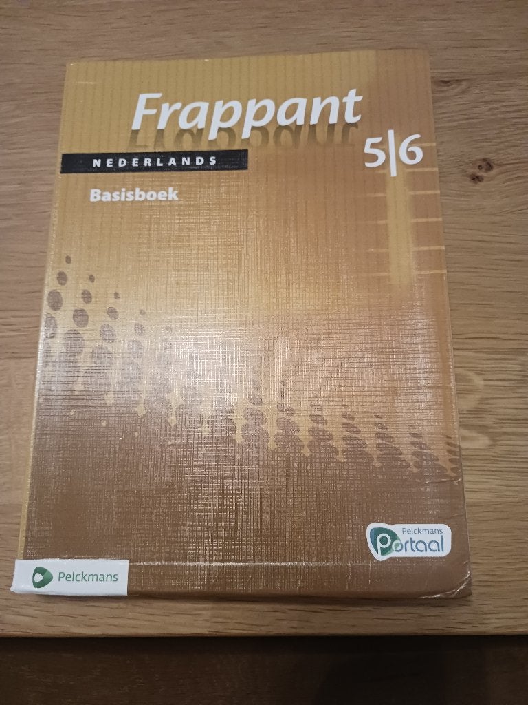 Frappant 5/6 Nederlands Basisboek, ASO, Ophalen of Verzenden, Zo goed als nieuw, Pelckmans
