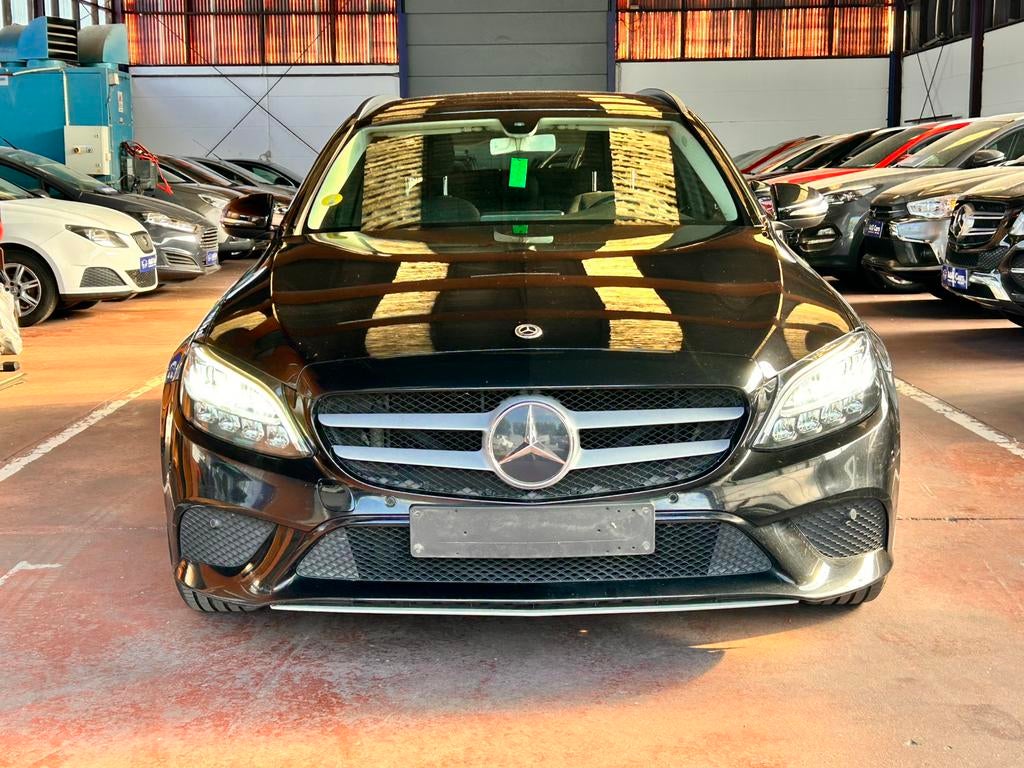 Mercedes C200d Automaat 2018 110kw 12 maanden garantie, Auto's, 4 cilinders, Zwart, C-Klasse, Te koop