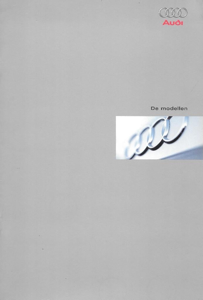AUDI  gammabrochures 2002 & 2006, Ophalen of Verzenden, Zo goed als nieuw, Audi