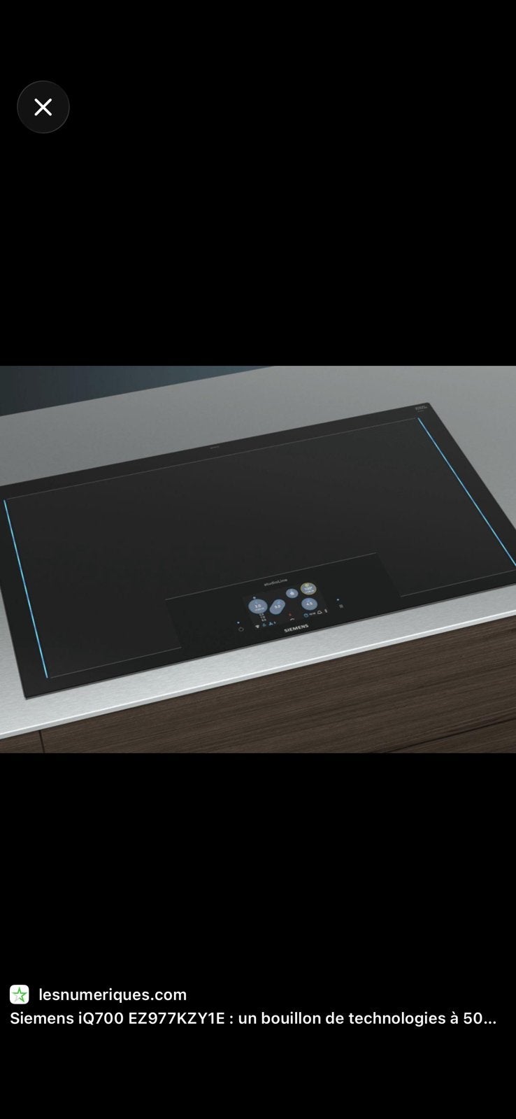 Cuisinière à induction SiemensEZ877KZY1E neuve dans sa boîte, Electroménager, Fours, Comme neuf, Siemens, Enlèvement