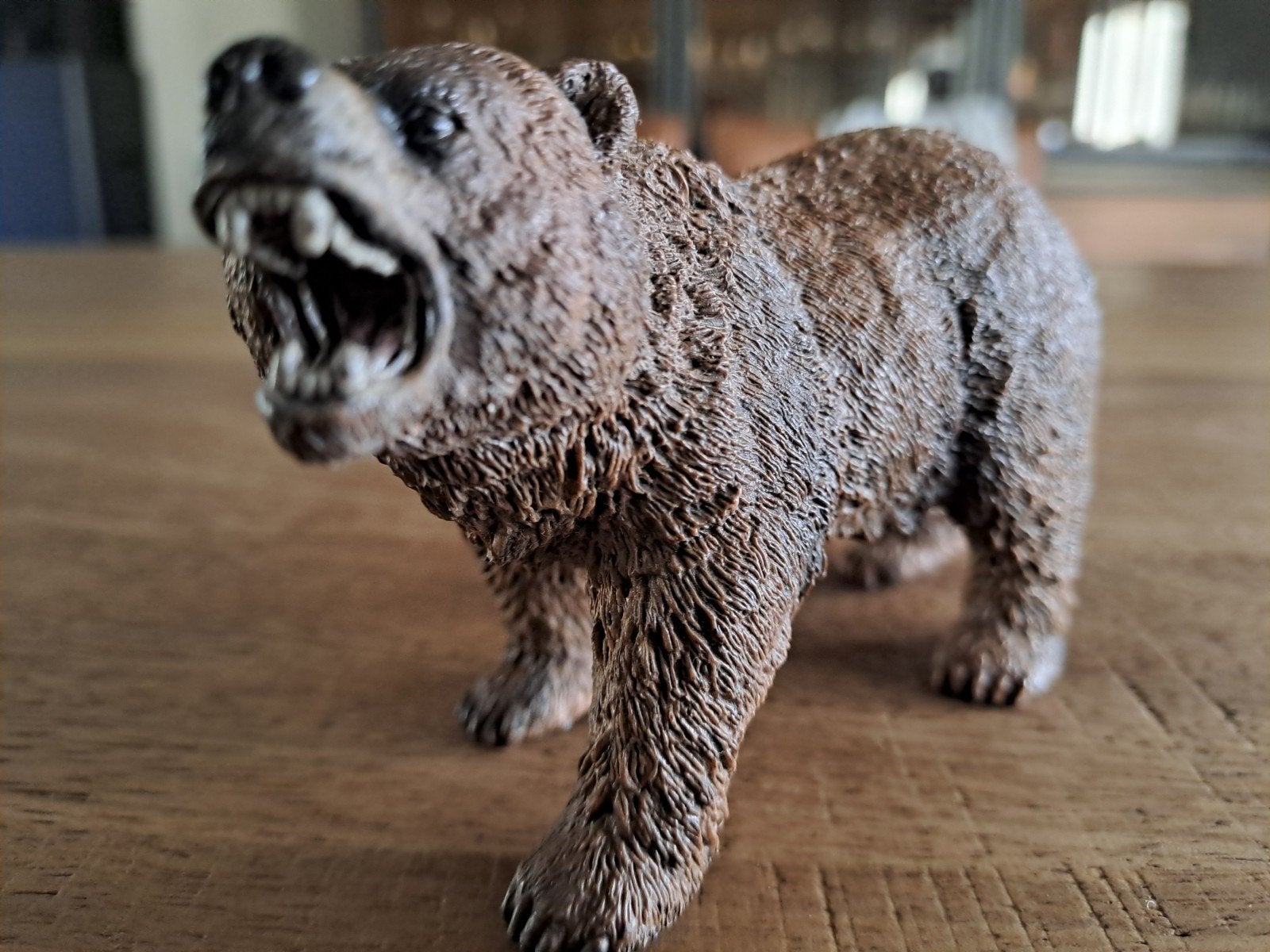 Le grizzly sauvage Schleich en parfait état - n'est plus jou, Collections, Enlèvement ou Envoi, Neuf, Animal sauvage, Statue ou Figurine