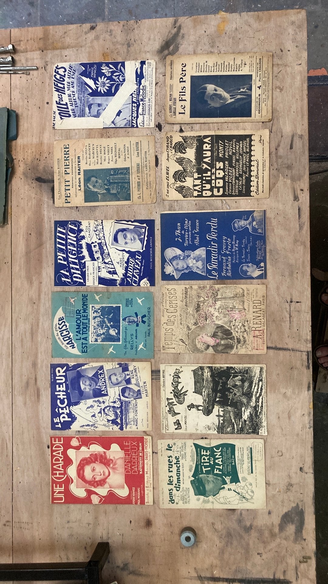 Partitions annees 1930-40, Enlèvement ou Envoi