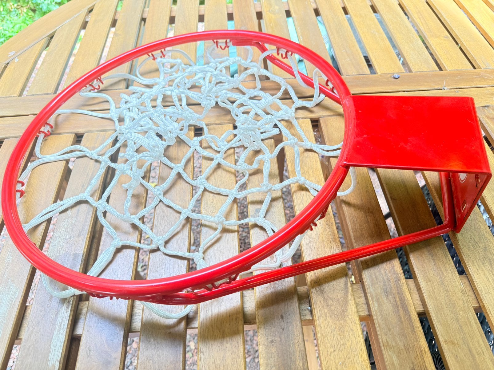 Basketbalring met nieuw net – zo goed als nieuw., Ophalen of Verzenden, Zo goed als nieuw