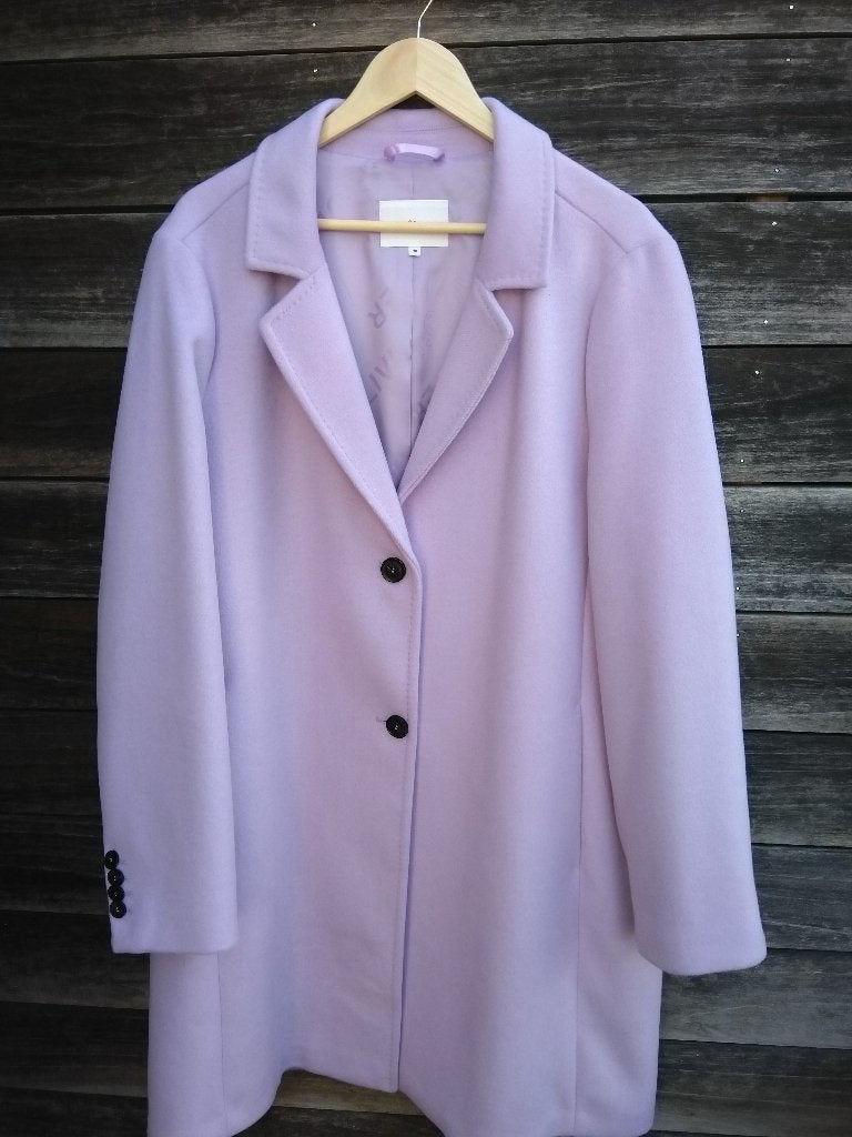 Nieuwe Wollen Jas Van S. Oliver In Lichte Lila Kleur T 48, Maat 46/48 (XL) of groter, Ophalen of Verzenden, Roze, Nieuw