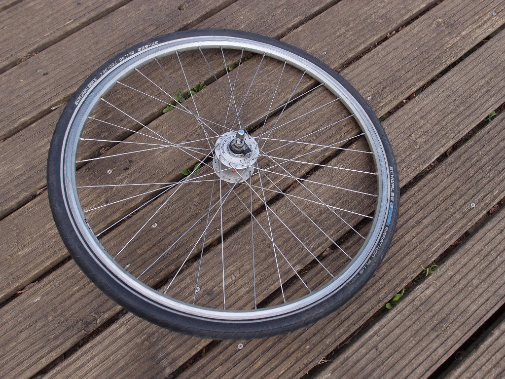 voorwiel 28" met shimano dynamo, Ophalen, Gebruikt, Overige typen, Toerfiets