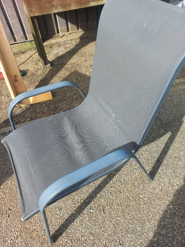 Terras stoelen Aluminium tuinstoelen, Ophalen, Gebruikt, Aluminium, Stapelbaar