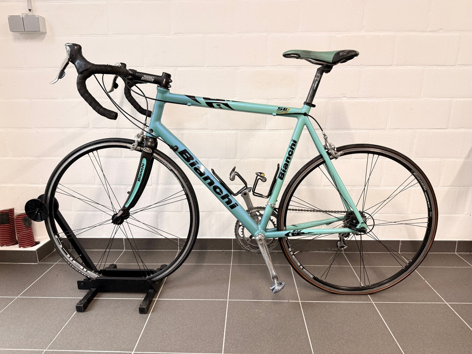 Bianchi retro fiets, 28 inch, Gebruikt, Aluminium, 15 tot 20 versnellingen