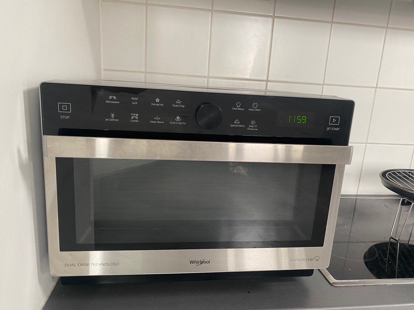 Combi microgolfoven Whirlpool, Enlèvement, Comme neuf, Whirlpool, Four combiné