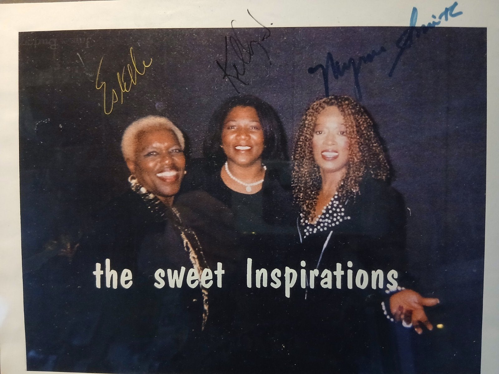 Elvis presley - Sweet inspirations gehandtekend !, Ophalen of Verzenden, Zo goed als nieuw, Foto of Kaart, Gesigneerd