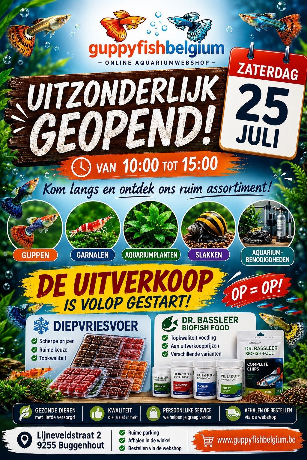 Uitzonderlijk geopend!, Dieren en Toebehoren, Vissen | Aquariumvissen