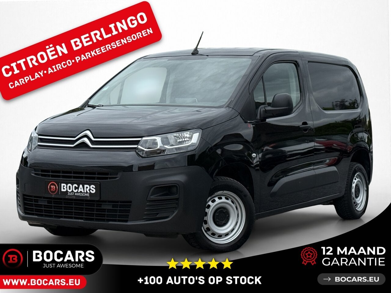 Citroen Berlingo VAN, 75 kW, 0 cilinders, Citroën, Zwart