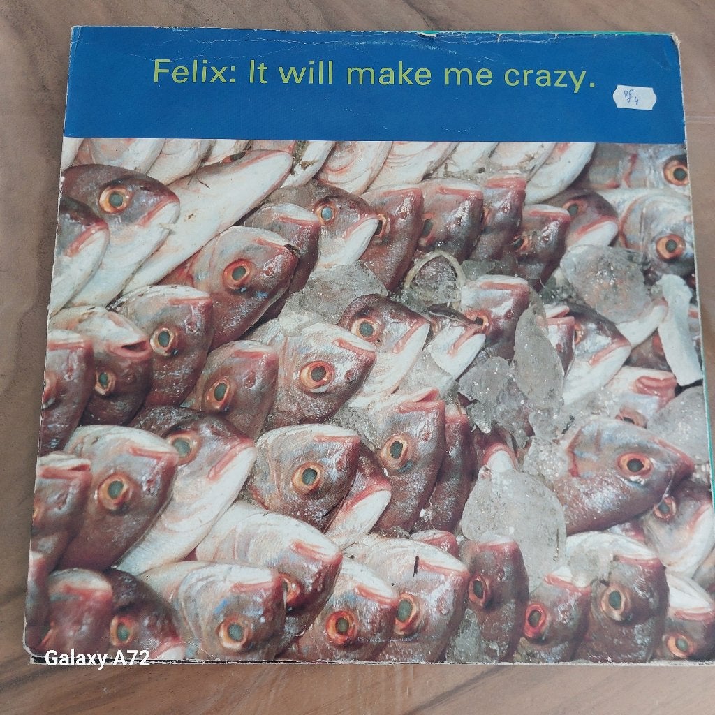 felix it will make me crazy 12 inch maxi, Cd's en Dvd's, Vinyl | Dance en House, Gebruikt, Ophalen of Verzenden, 12 inch, Dance Populair
