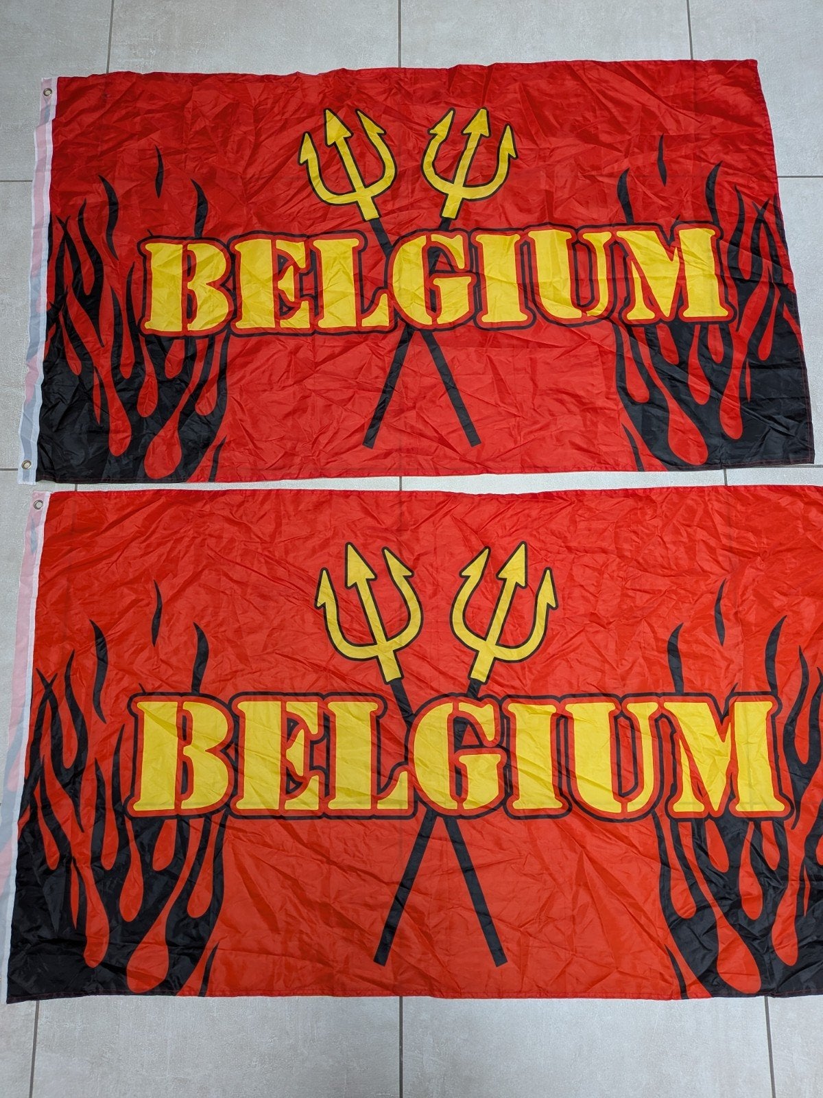 Drapeaux Belgium, Enlèvement
