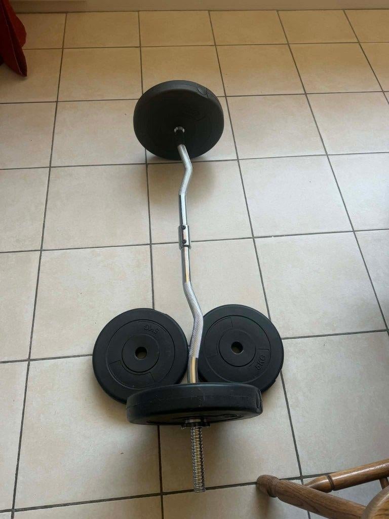 barbell 20kg gewichten, Sport en Fitness, Ophalen, Gebruikt, Overige typen