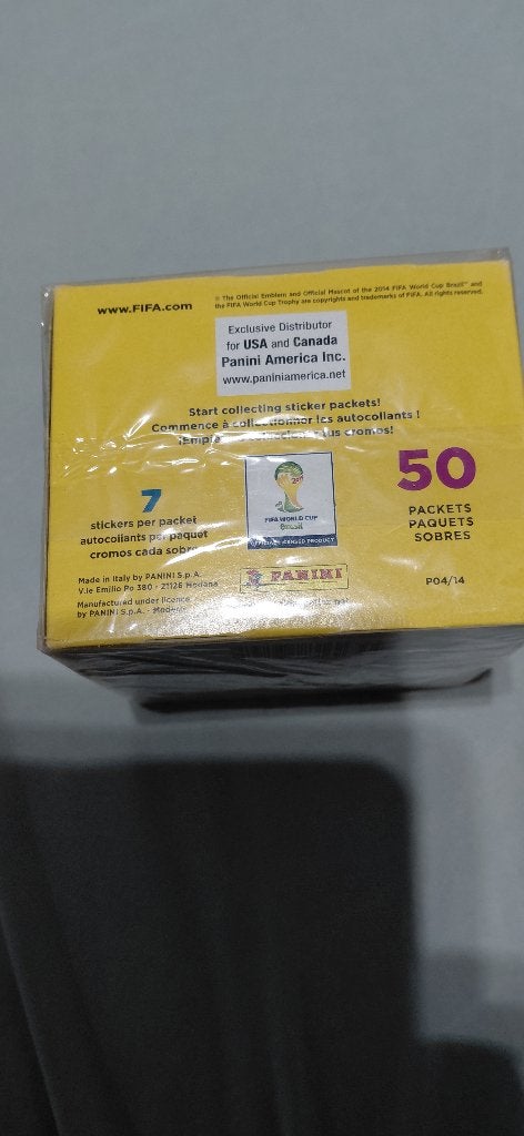 PANINI WORLD CUP 2014, Enlèvement, Neuf