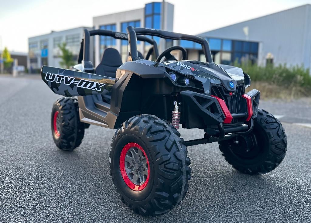 Beach Buggy eXtreme 24v zwart camouflage Bluetooth MP4 RC, Ophalen of Verzenden, Nieuw