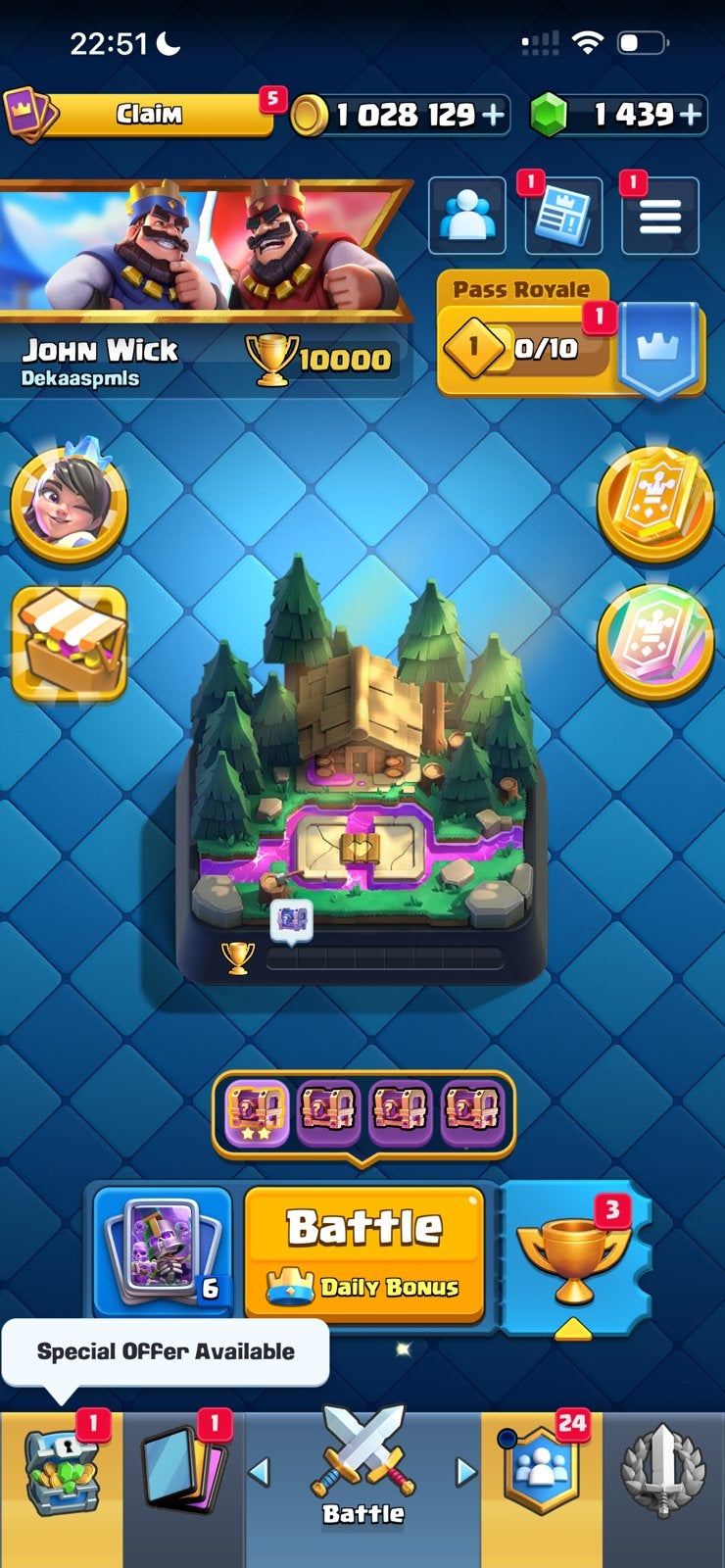 Clash royale account 10k, Ophalen, Zo goed als nieuw