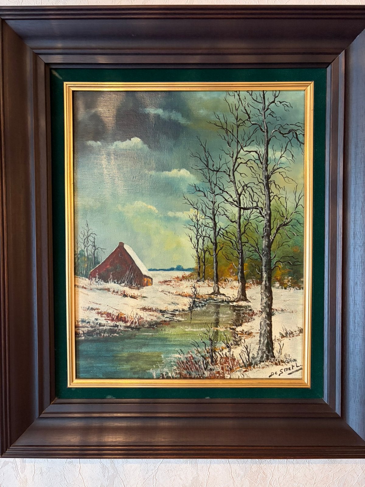 Schilderij De Smet, Antiek en Kunst, Ophalen